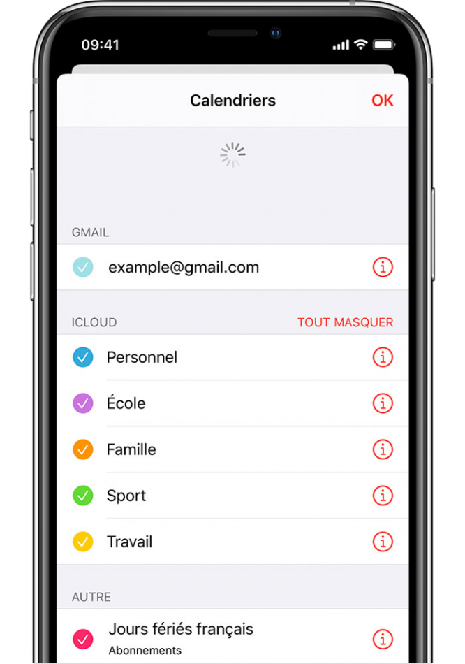 Synchronisation calendrier iPhone / iOS et Multi-Planning via Google