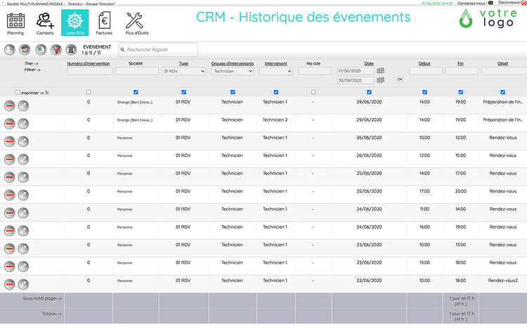 Export comptable gestion commerciale